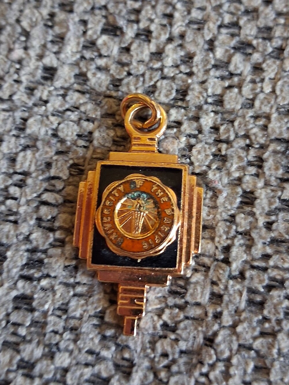 Vintage University Of The Pacific Pendant